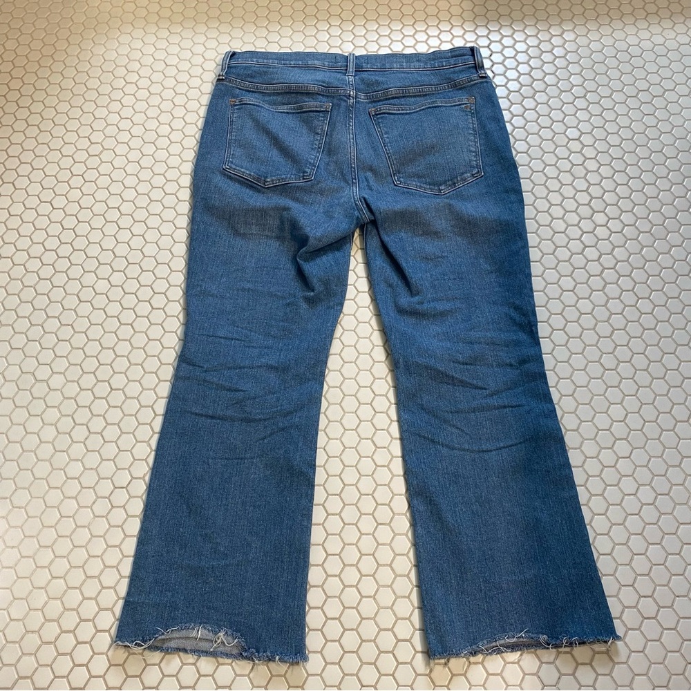 Madewell Jeans Mid-Rise Kick Out Flare Ankle Boho Cherryville Size 30 - Picture 10 of 11
